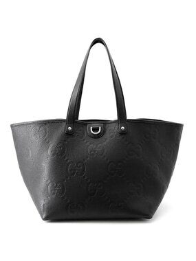 Gucci Tote Jumbo GG Leather Black